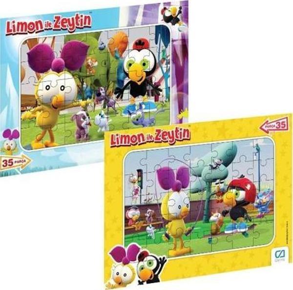 Limon İle Zeytin 35 Parça Frame Puzzle 2’li Set - Image 1