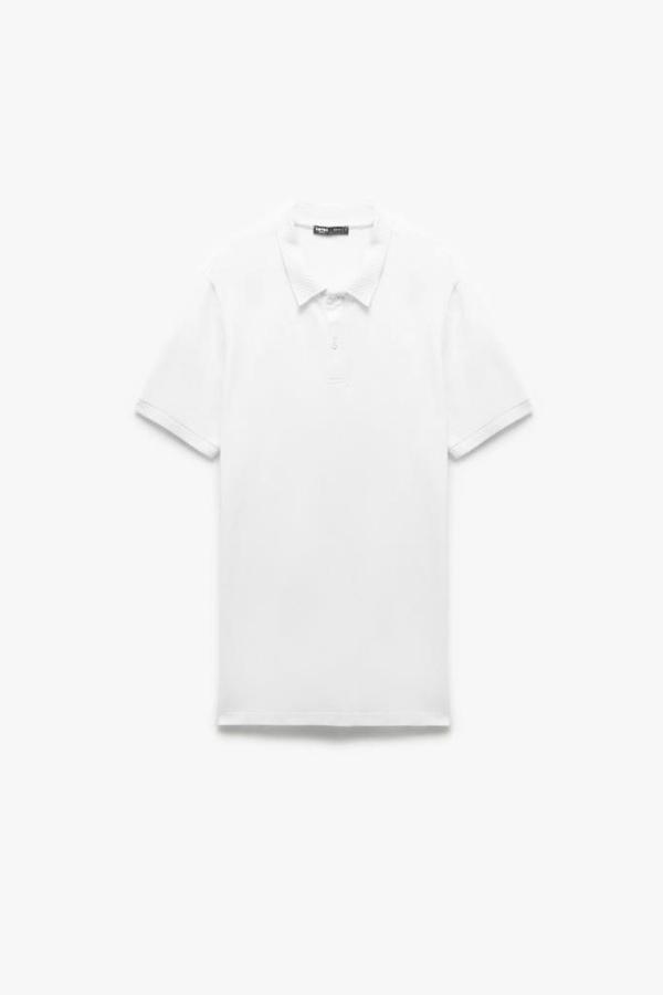 Koton Slim Fit Kısa Kollu Pike Kumaş Pamuklu Polo Yaka Tişört - Image 1