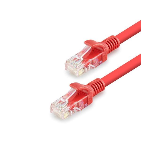 Büro Ev Ofis Network Bağlantısı için 30CM Kırmızı 1000GB 250MHZ Cat6 Kablo - Image 1