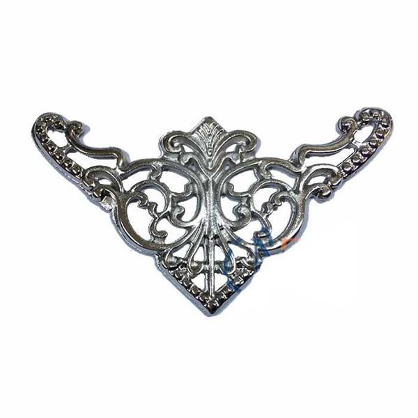 Hobi Mobilya Tasarımı için 100ADET 31x55MM Maksi Nikel Dekor Süs Köşelik - Image 1