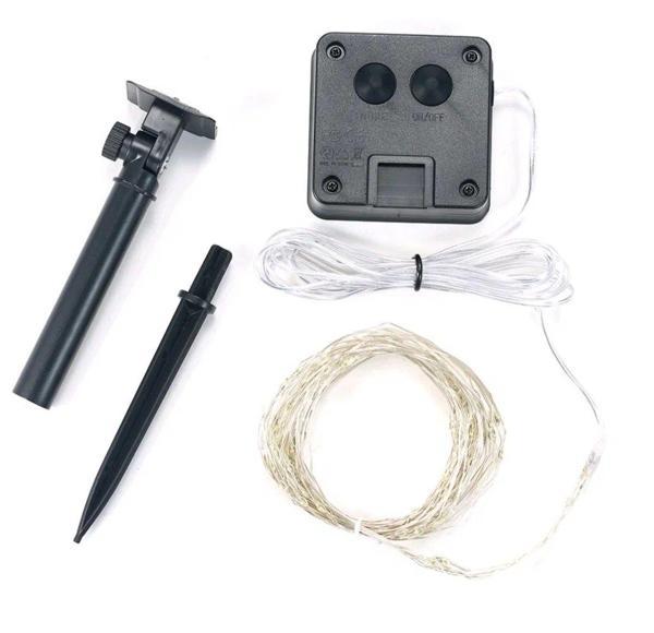 Bahçe Keyfi için Solar Şarjlı 20MT Gün Işıklı 200LED Peri Led Şeridi - Image 1