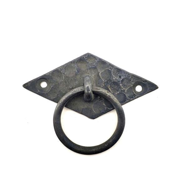 Hobi Mobilya Tasarımı için 41x82MM Antika Oksit Pirinç Yan Baklava Kapı Kulbu - Image 1