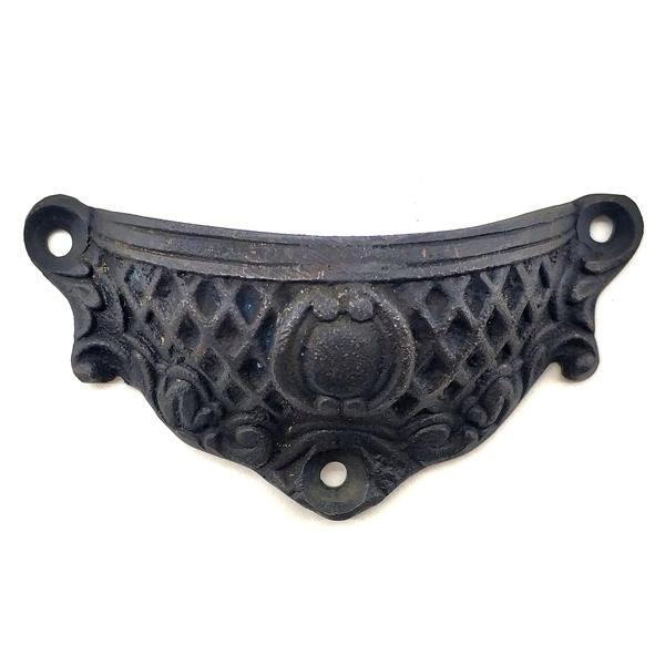 Hobi Mobilya Tasarımı için 48x90MM Antika Oksit Pirinç Anıt Tas Çekmece Kulbu - Image 1