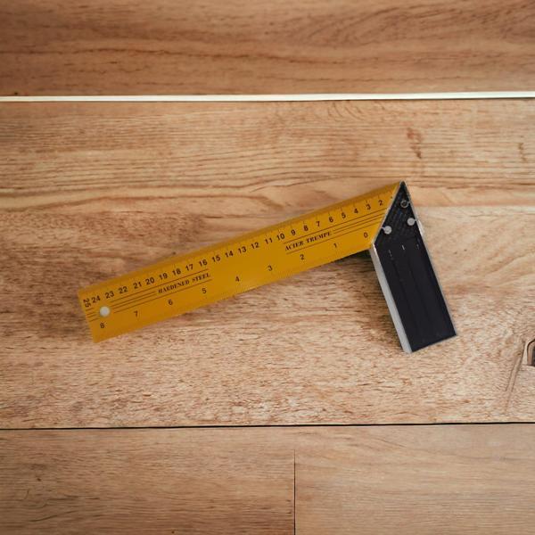 Büro Ev Hobi Takım Çantası için 25CM Sarı Marangoz Gönyesi - Image 1