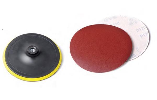 Büro İş Tamir Atölyesi için 18CM Yedek Zımparalı Cırtlı Disk Altı - Image 1