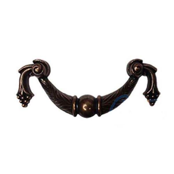 Büro Ev için 100ADET 64MM Eskitme Zamak Yaprak Çekmece Kulp Seti - Image 1