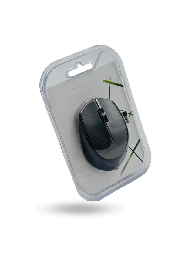 Büro Ev Ofis Bilgisayarı için Gri Wifi Kablosuz Mouse - Image 1