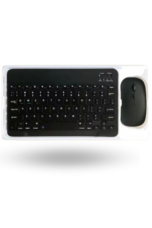 Büro Ev Ofis Bilgisayarı için Kablosuz Siyah Bluetooth Klavye Mouse Seti - Image 1