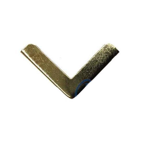 Hobi El İşçiliği için 1000ADET 18x32MM Midi Sarı Albüm Kitap Dosya Köşe Süsü Seti - Image 1