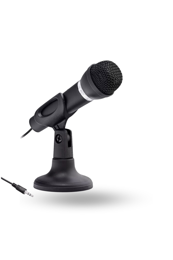 Büro Ev Ofis Bilgisayarı için Pc Aux 3.5MM 2 Boğumlu Mikrofon - Image 1