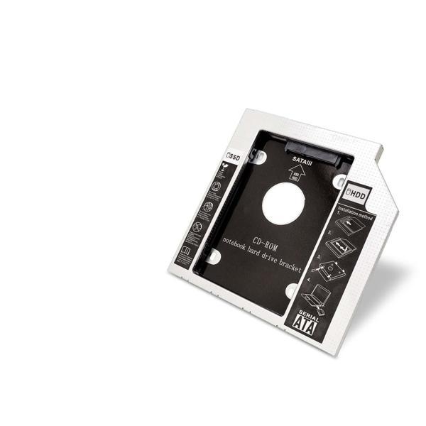 Büro Ev Ofis Bilgisayarı için Silver 12,7MM Hdd Caddy Kızak Ata Sabitleme Yuvası - Image 1