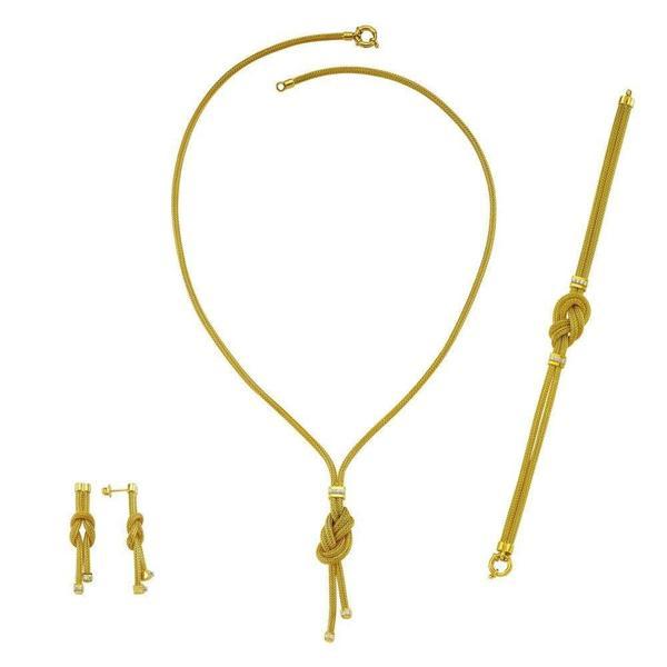 22 Ayar Düğümlü Set Takımı 44.50 Gram - Image 1