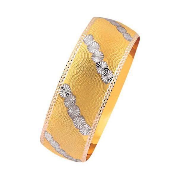 14 Ayar Mega Bilezik 25.00 Gram Ebru Model - Image 1