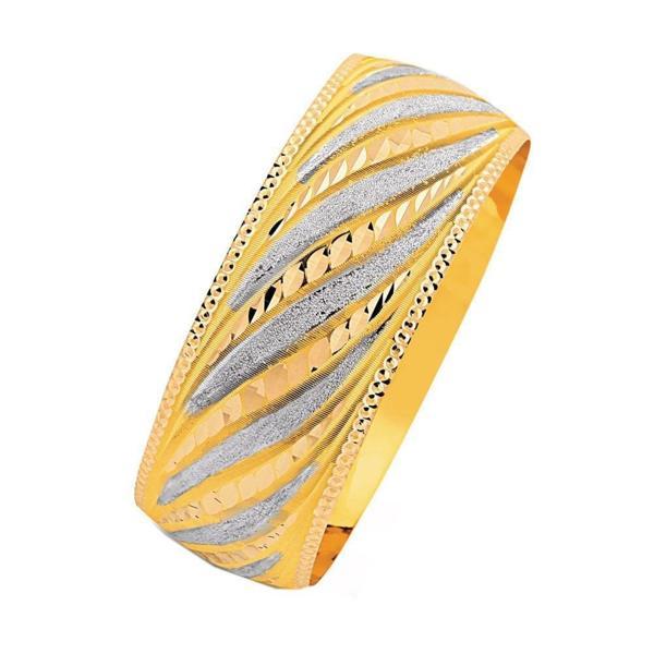 14 Ayar Mega Bilezik 25 Gram Rodajlı Model - Image 1