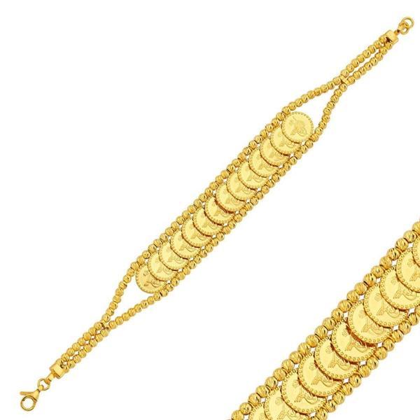 Turalı dorika bileklik 22 ayar altın 20 gram - Image 1