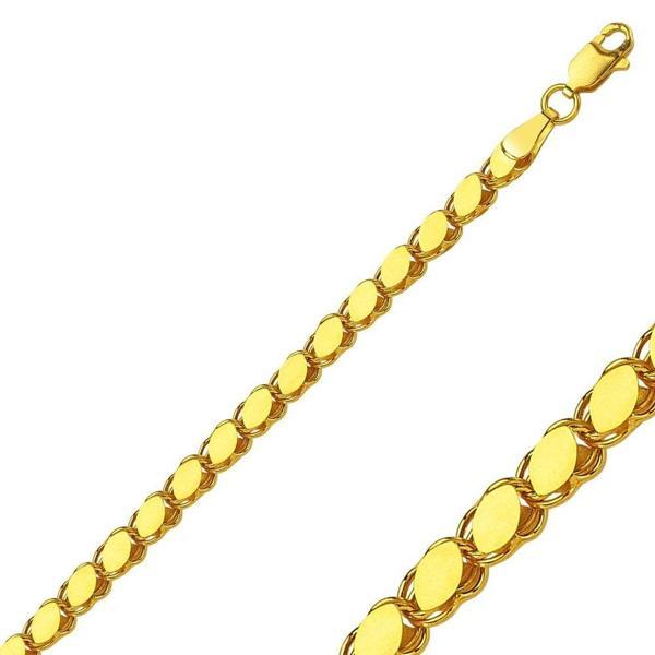 14 Ayar Altın Pullu Zincir 14.00 Gram - Image 1