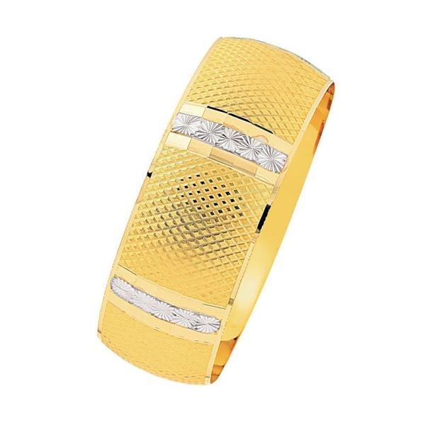 14 Ayar Mega Bilezik 25.00 Gram Yıldız Rodajlı - Image 1