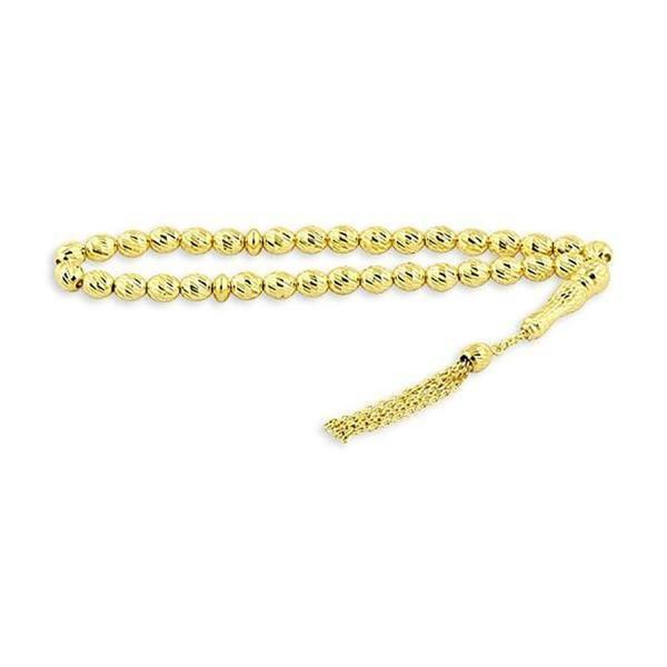 Tespih Kalemli Oval 15,00 Gram 14 Ayar Altın - Image 1