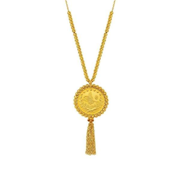 Reşat Çeyrek Altınlı 22 Ayar Kolye 10 Gram - Image 1