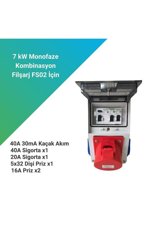 Filşarj 7.4 Kw Monofaze Kombinasyon Kutusu - Image 1