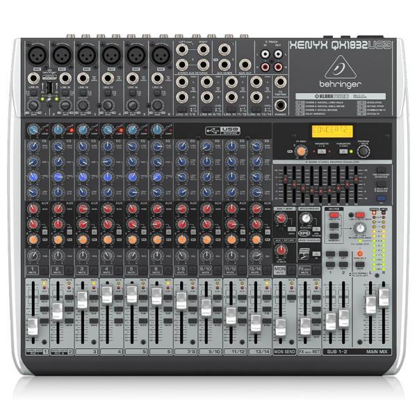 BEHRINGER XENYX QX1832USB Premium XENYX Analog Mixer - Image 1