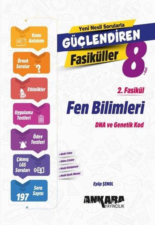 8. Sınıf Fen Bilimleri Güçlendiren 2. Fasikül - Ankara Yayıncılık - Image 1