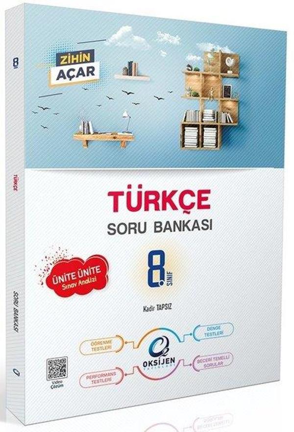 Oksijen 8. Sınıf Türkçe Soru Bankası - Oksijen Yayınları - Eğitim - Image 1