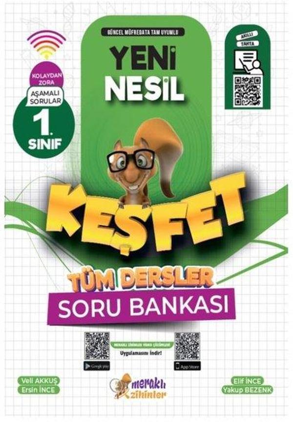Yeni Nesil Keşfet 1. Sınıf Tüm Dersler Soru Bankası - Meraklı Zihinler Yayınları - Image 1