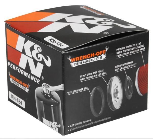 Pıaggıo Beverly 500 2002-2014 K&N Yağ Filtresi Obkn - Image 1