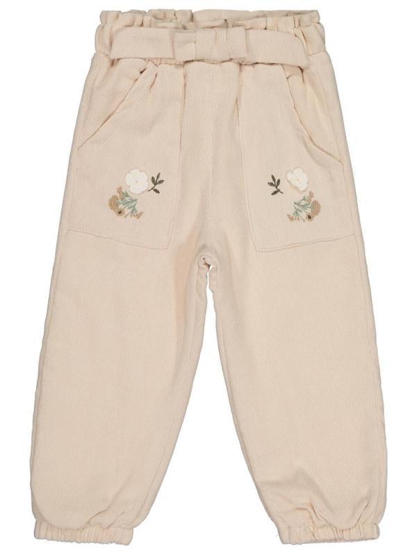 Civil Girls Fiyonklu 2-5 Yaş Pantolon - Fil Dişi4-5 Yaş - Image 1