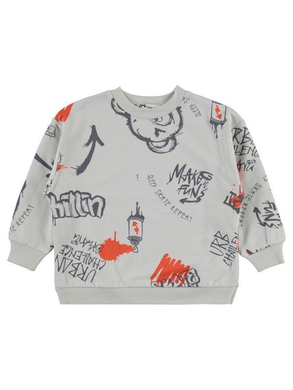 Civil Boys Urban Empirme 2-5 Yaş Sweatshirt - Gri3-4 Yaş - Image 1