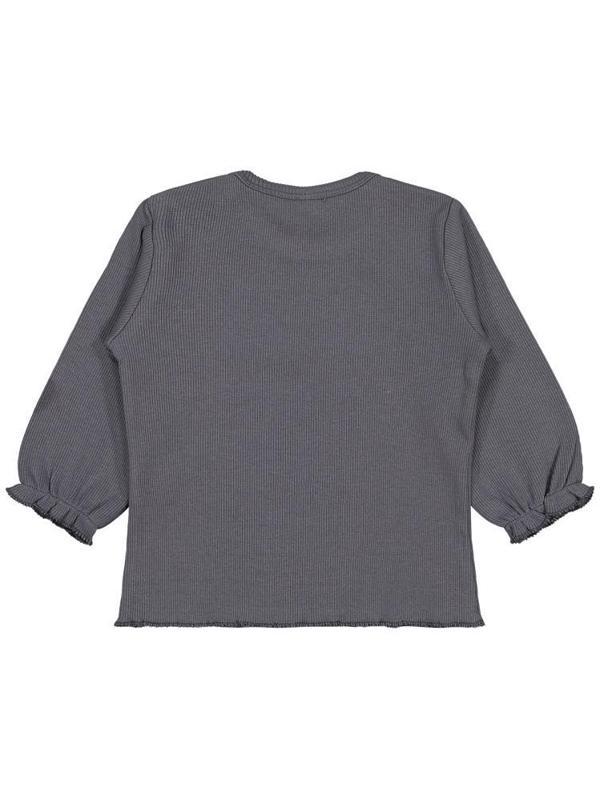 Civil Baby Lovely Nakışlı 6-18 Ay Sweatshirt - Gri6-9 Ay - Image 1