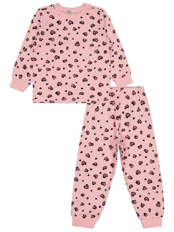 Civil Girls Leopar 2-5 Yaş Pijama Takımı - Pembe5-6 Yaş - Image 1