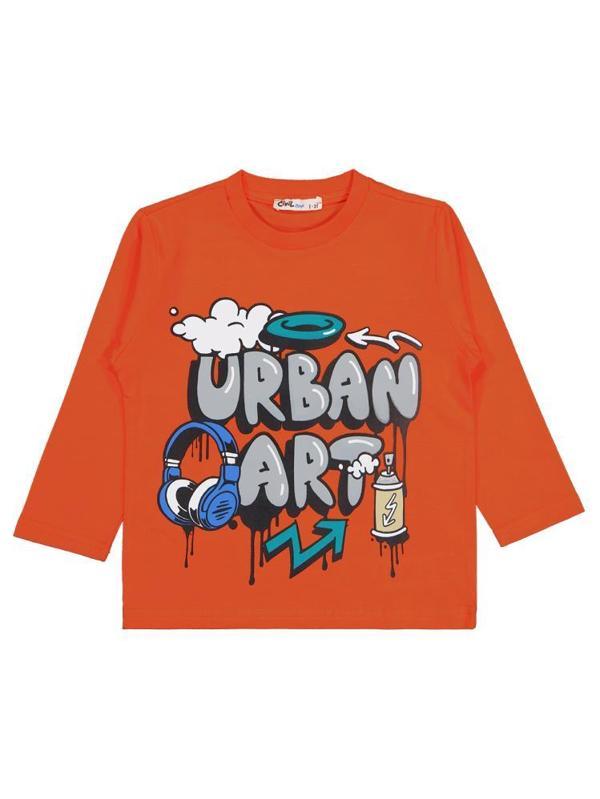 Civil Boys Urban Art Baskılı 2-5 Yaş Sweatshirt - Turuncu4-5 Yaş - Image 1