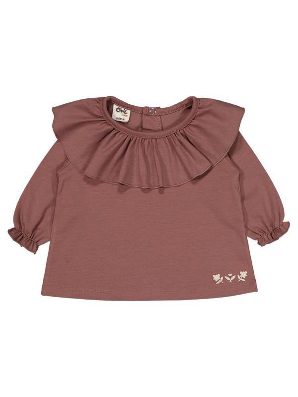 Civil Baby Yakalı 6-18 Ay Sweatshirt - Kahverengi9-12 Ay - Image 1