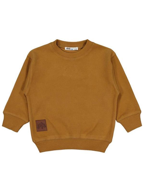 Civil Boys Karyoka Dikişli 2-5 Yaş Sweatshirt - Kahverengi3-4 Yaş - Image 1