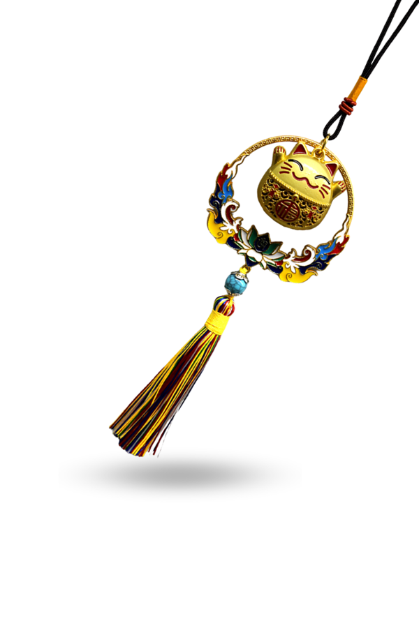 Büro Ev Ofis Hediyesi için 27CM Şans Kedisi Duvar Süsü - Image 1