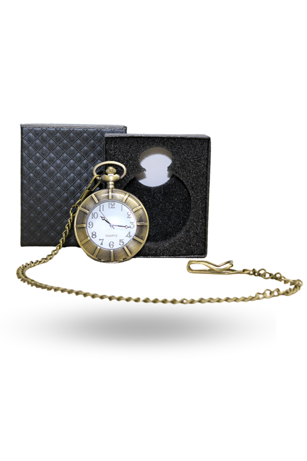 Büro Ev Ofis Hediyesi için Kutulu Antik Modern Figür Köstekli Saat - Image 1