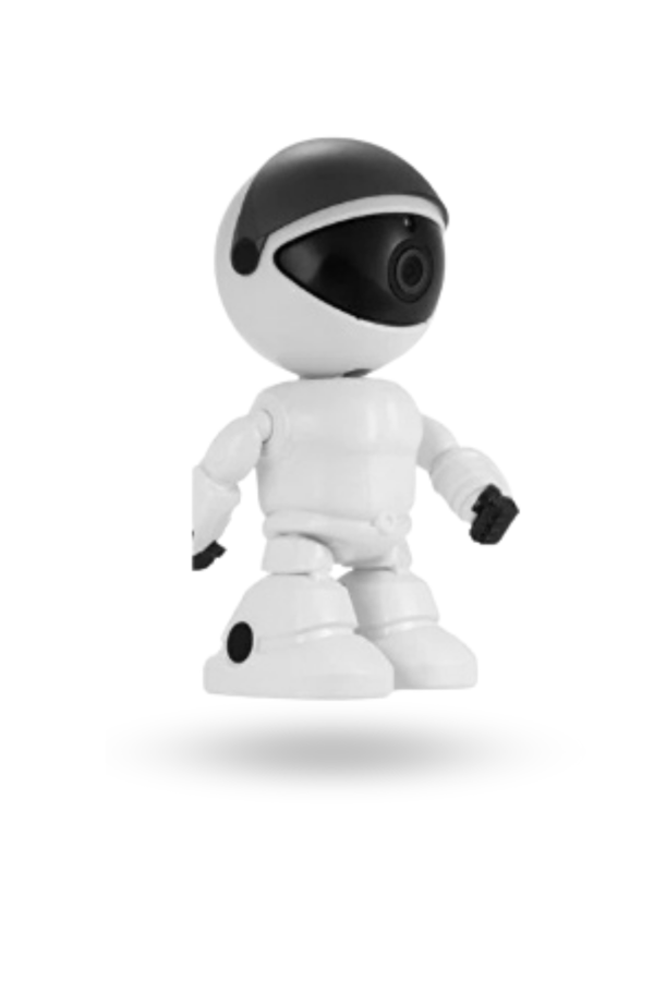 Büro Ev Ofis Güvenliği için Robot Model Bebek Odası Wifi İzleme Kamerası - Image 1