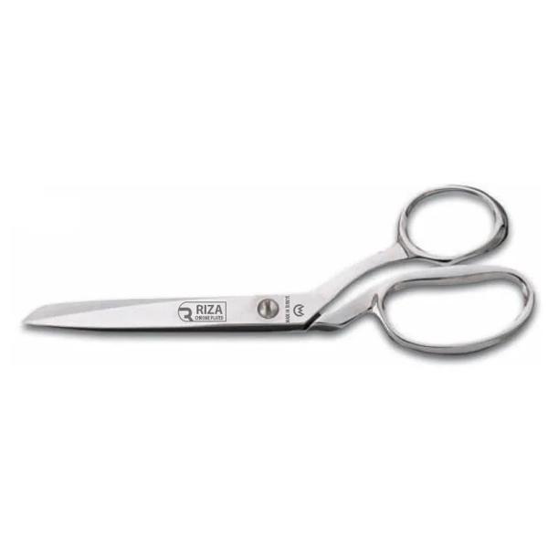 Rıza M-a3157-7 Tekstil / Yatık Regula Makası No: 7 İnç / 17,78 Cm - Nikel Kaplama - Image 1