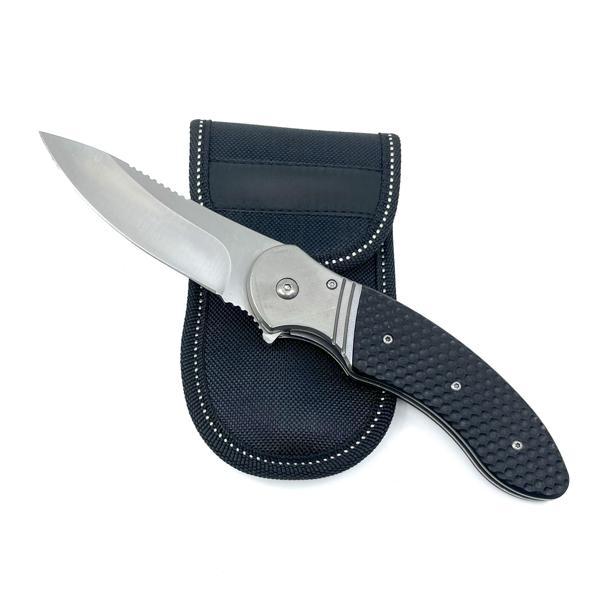 Flipper Mekanizmalı EDC Çakı - Siyah - Image 1