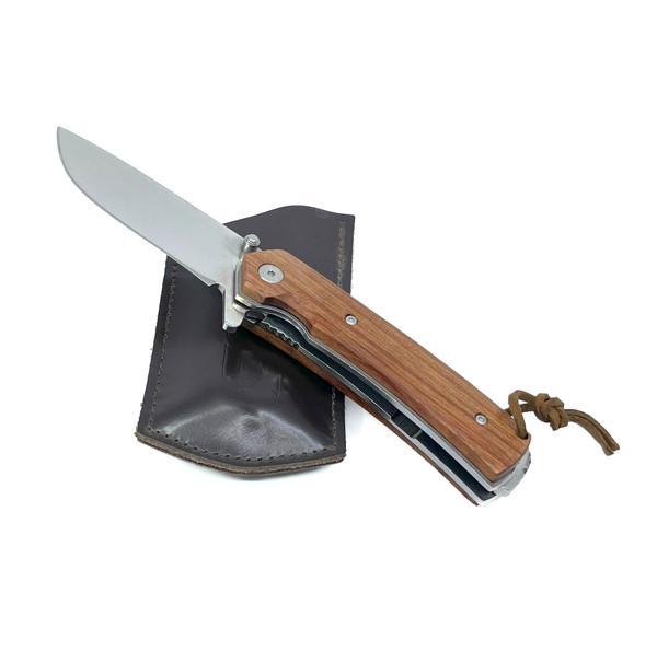 Ahşap Kabze Stumb Thub Paslanmaz Çelik Çakı - Image 1