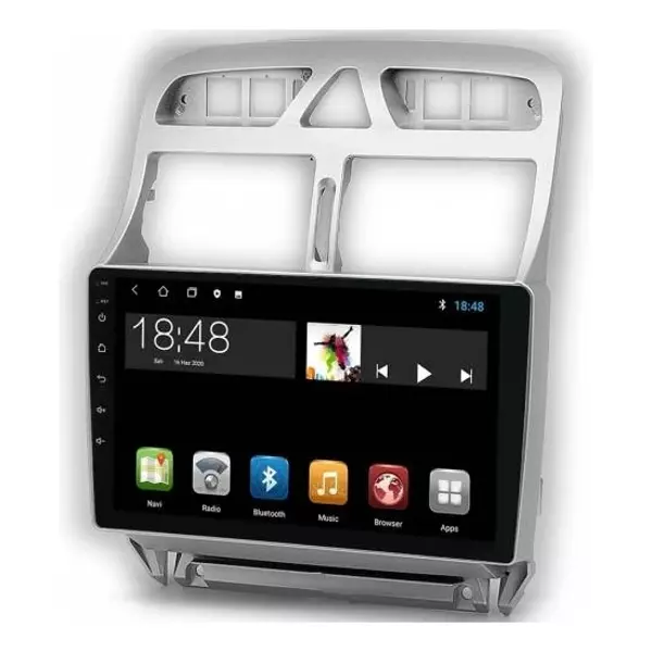 Maygo Peugeout 307 20022013 Model Uyumlu 8Gb Ram 128Gb Hafıza Qled Carplay Android Auto  - Image 1