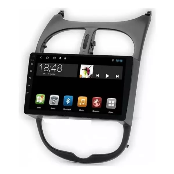 Maygo Peugeout 206 2007-2014 Model Uyumlu 4Gb Ram 64Gb Hafıza Qled Carplay Android Auto  - Image 1