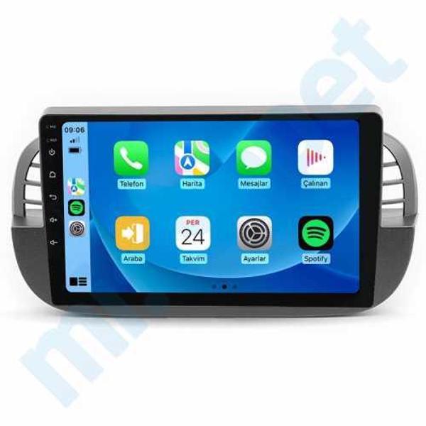 Maygo Fiat 500 / 500C Siyah 2011-2015 8 Gb Ram 128 Gb Hafıza 9 İnç Android Auto Ve Carplay  - Image 1
