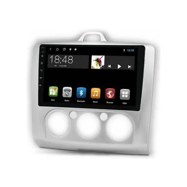 Maygo Ford Focus 2 Manuel Klima Carplay Android Auto 8Gb Ram 128Gb Qled - Image 1