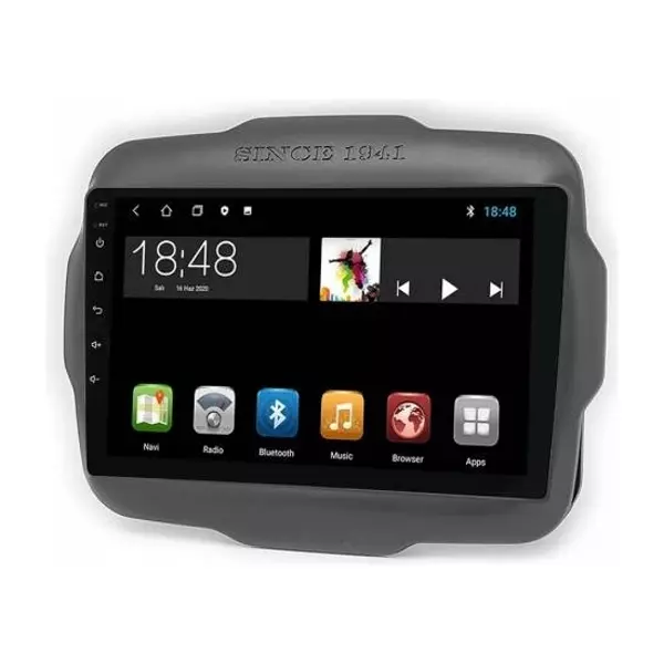 Maygo Jeep Renegade 2014-2018 Model Uyumlu 8Gb Ram 128Gb Hafıza Qled Carplay Android Auto  - Image 1