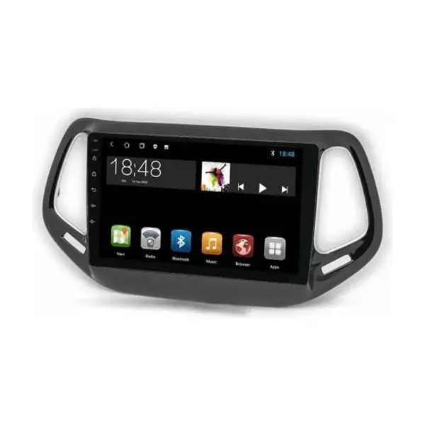 Maygo Jeep Compass 2017-2020 Model Uyumlu 8Gb Ram 128Gb Hafıza Qled Carplay Android Auto  - Image 1