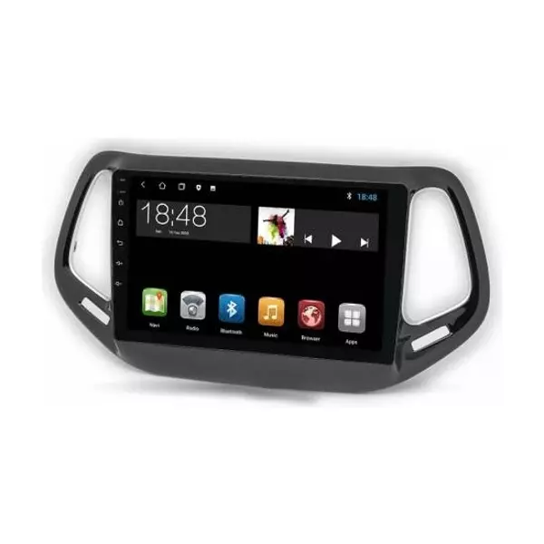 Maygo Jeep Compass 2017-2020 Model Uyumlu 4Gb Ram 32Gb Hafıza Qled Carplay Android Auto  - Image 1