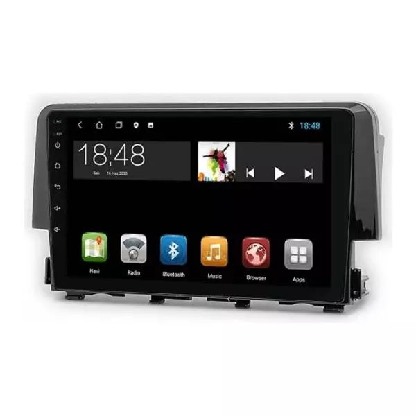 Maygo Honda Civic Fc5 2016-2019 Multimedya 4/32 Qled Carplay Android Auto  - Image 1